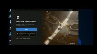 How to sign in unity hub app