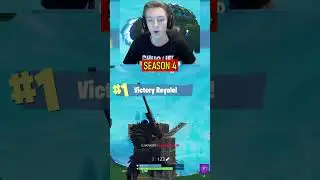 Winning Fortnite in EVERY Season EVER.. pt. 2 😱 #Shorts