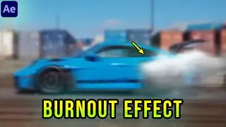 How To Make a Car Burnout Effect in After Effects