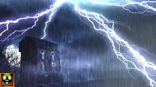 Thunderstorm Sounds with Torrential Rain, Heavy Thunder and Extreme Lightning Atmosphere to Sleep