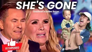 Golden Buzzer! Very Extraordinary Voice Strange Baby Singing Song She's Gone Makes the Judges Cried