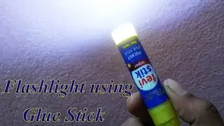 How to Make Small LED Flashlight using Glue Stick at Home