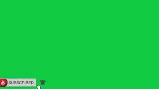 Green Screen Subscribe Button Bell With Sound effect  