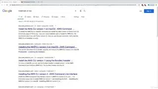Installing AWS CLI on Mac OS