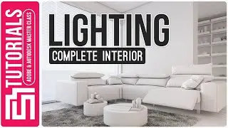 VRAY HDRI Interior LIGHTING 3ds Max