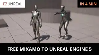 Quick and Free Mixamo to Unreal Engine 5 Animation Retargeting Tutorial for Beginners