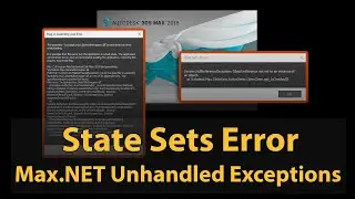 State Sets Error and Max NET Unhandled Exceptions | How to fix it?