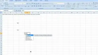 How to convert Binary Number into Octal Number in Excel