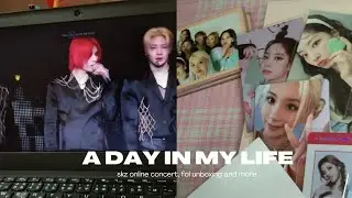 vlog : unboxing twice fol album + watching skz concert etc.