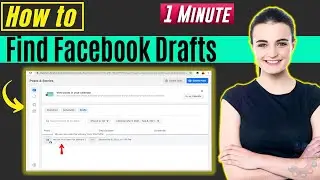 How to find facebook drafts 2024 | How to 1 Minute