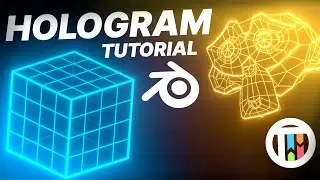 How to Create A Simple Hologram Effect in Blender 3.3 - Tutorial