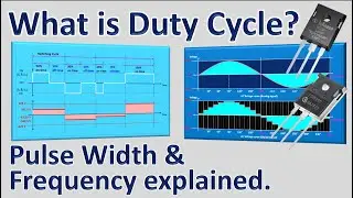 How Duty Cycle, Frequency & Pulse Width Modulation is used for DC to AC conversion.😍💪