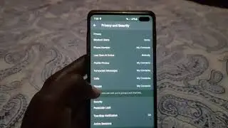 Telegram Privacy and Security Settings