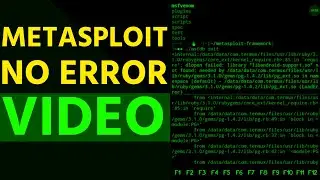 How to install Metasploit in Termux NO ERROR | Metasploit in termux