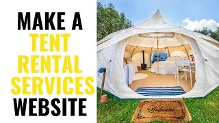 HOW TO MAKE A TENT RENTAL SERVICES WEBSITE ON WIX