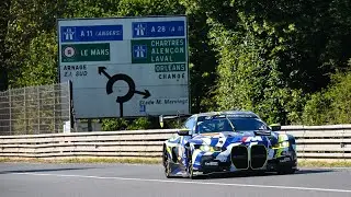 FIA WEC, 24h Le Mans: #46 BMW M4 GT3 onboard.