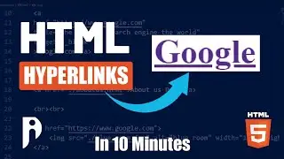 How to add links in HTML  - Learn HTML Hyperlinks in 10 minutes