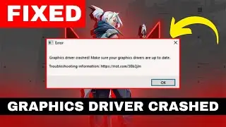 Valorant Graphics Driver Crash Error Fixed 100% | Valorant Crashing Fixed