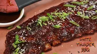 Spicy and Sticky Smoked Asian Ribs | WEBER Kettle Cooking