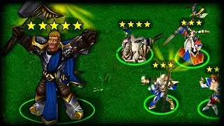12 героев саппортят ОДНОМУ в Galaxy TD Warcraft 3