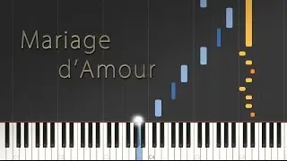 Mariage d'Amour - Paul de Senneville (George Davidson) \\ Synthesia Piano Tutorial