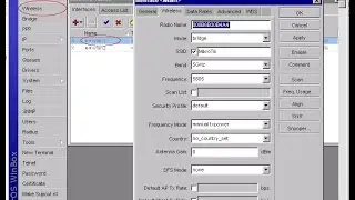 Basic configuration on a mikrotik router.