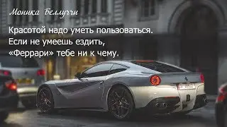 Вдохновляющие Цитаты |  Лучшие Афоризмы Моники Беллуччи