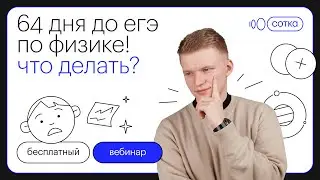 64 дня до ЕГЭ по ФИЗИКЕ! Что делать? | ЕГЭ ФИЗИКА 2022 | СОТКА