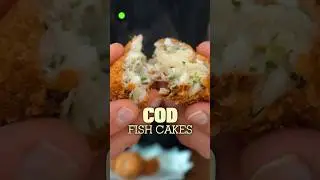 Cod Fish Cakes with Homemade Tartar Sauce