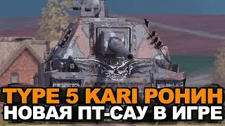 Тестируем новую премиум ПТ-САУ Ka-Ri  | Tanks Blitz
