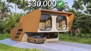 (10x12 Meters) Modern House Design | 2 Storey House Tour (2 Bedrooms) | VERY Original House