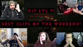 D2R CLIPS #29 - HC DEATHS, WORST RUNEWORD ROLL EVER, MRLLAMASC BIG CHARITY EVENT, DOUBLE RING DROP!