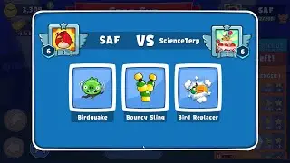 Angry Birds Friends. Star Cup Brawl! SAF vs ScienceTerp. Passage from Sergey Fetisov