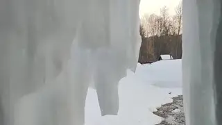 водопад в Торжок, شلال متجمد