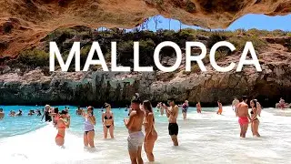 CALÓ des MORÓ 🇪🇦The PARADISE of MALLORCA island 🌴 Spain 2024 4K