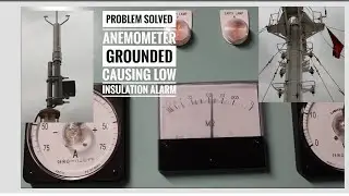 Anemometer Troubleshooting grounds Fault / low insulation