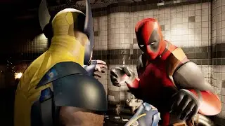 UE5 Deadpool Wolverine Fight Scene | Unreal Engine 5