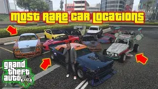 GTA V - Secret & Hidden and Most Rare Vehicle Locations (Story Mode)