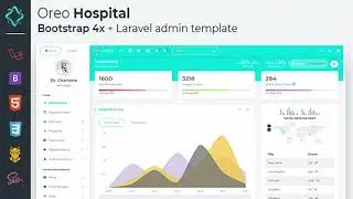 Oreo Hospital Laravel - Bootstrap 4x Admin template | Themeforest Website Templates and Themes