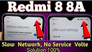 Redmi 8 No Service Problem  |  Network Problem | Xiaomi Redmi 8 Signal Problem  