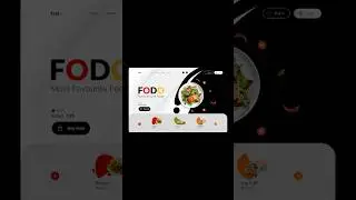 😍 Ui design in figma food shop website 