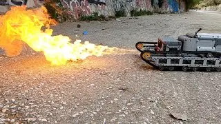 He Made a Lego Tank To Burn EVERYTHING Down