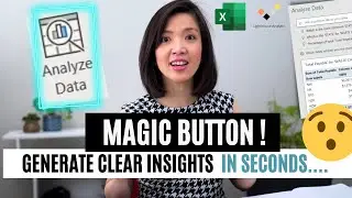 Excel Magic: Discover Insights in Seconds with the Analyze Data Button