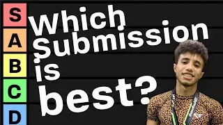 Ranking The Best Jiu Jitsu Submissions | Tier List