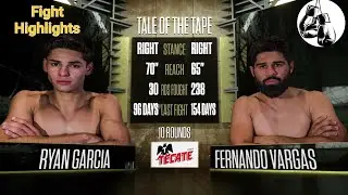 KO?! Ryan Garcia vs Fernando Vargas fight Highlights