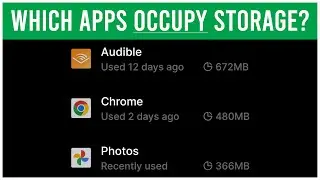 How to know which apps occupy the most amount of storage? (Free up space on Android phone)