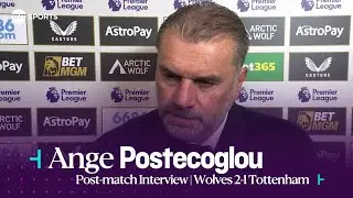 HARD TO TAKE” 😩 | Ange Postecoglou reacts after back-to-back defeats | Wolves 2-1 Tottenham