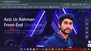 Portfolio 𝘄𝗲𝗯𝘀𝗶𝘁𝗲! | built with Next.js, Tailwind CSS, and Framer Motion | Aziz Ur Rahman