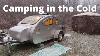 Teardrop Trailer COLD camping  Propex HS2000  propane anxiety