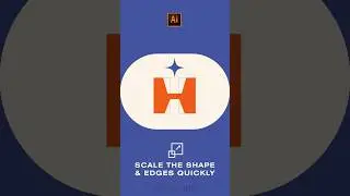 How To Use Scale Tool In Illustrator #graphicdesign #adobeillustrator #logodesign #logo #shorts #ai